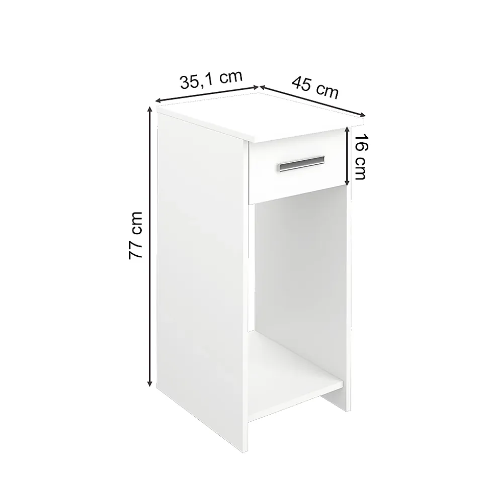 Vicco Armoire PC Blanc 35.1x45cm