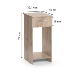 Vicco Armoire PC Sonoma 35.1x45cm