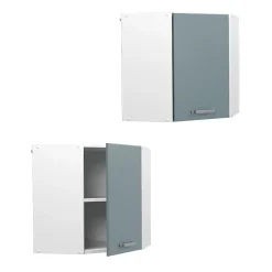 Vicco Armoire suspendue Bleu-gris 57cm armoire dangle suspendue avec porte