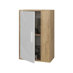 Vicco Armoire suspendue Chêne doré/blanc 50.1x78.4cm avec 2 compartiments