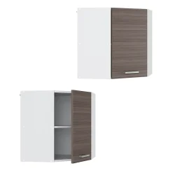Vicco Armoire suspendue Gris 57cm armoire dangle suspendue avec porte
