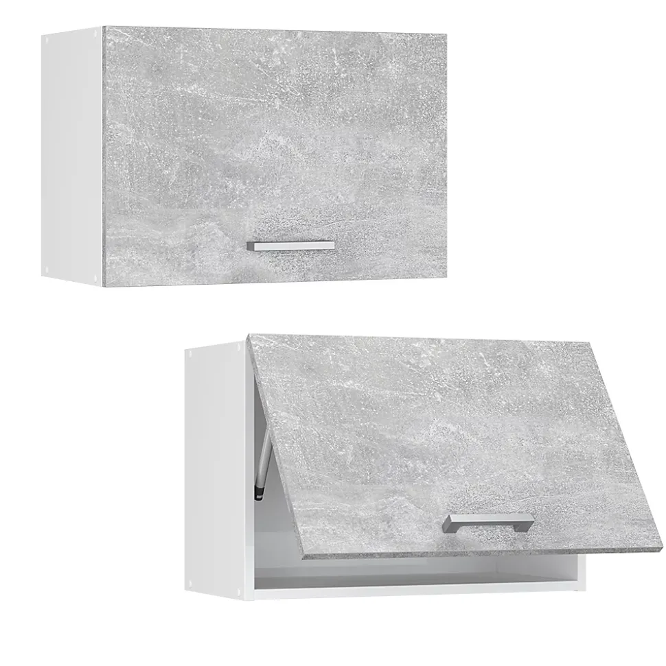 Vicco Armoire suspendue universelle Béton 60cm avec porte dascenseur
