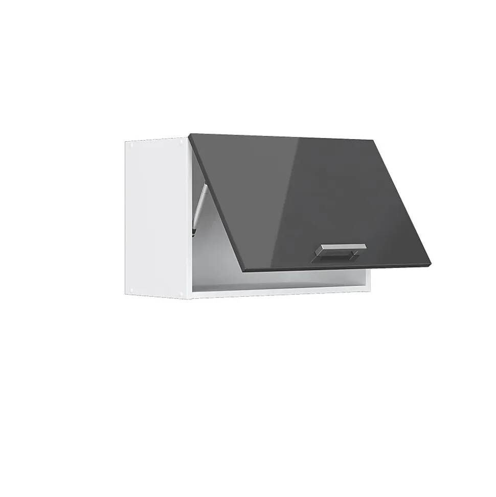 Vicco Armoire suspendue universelle Anthracite Haute brillance 60cm avec porte dascenseur