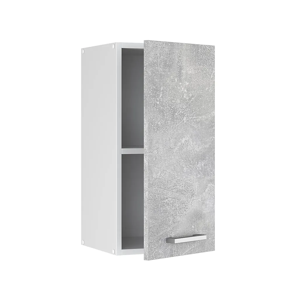 Vicco Armoire suspendue universelle Béton 30cm avec porte