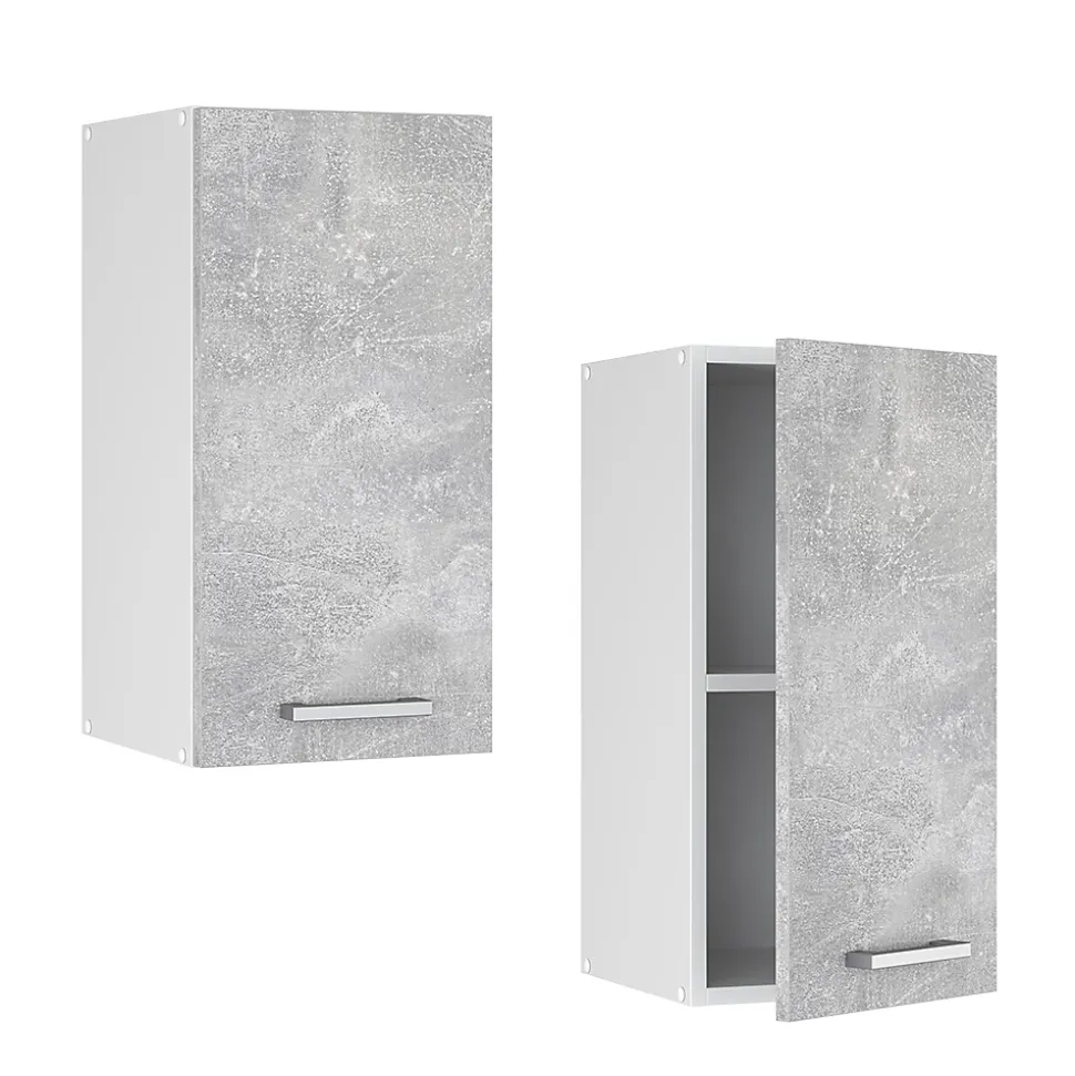 Vicco Armoire suspendue universelle Béton 30cm avec porte