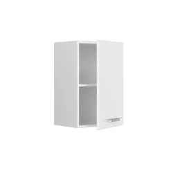Vicco Armoire suspendue universelle Blanc Haute brillance 40cm avec étagères ouvertes