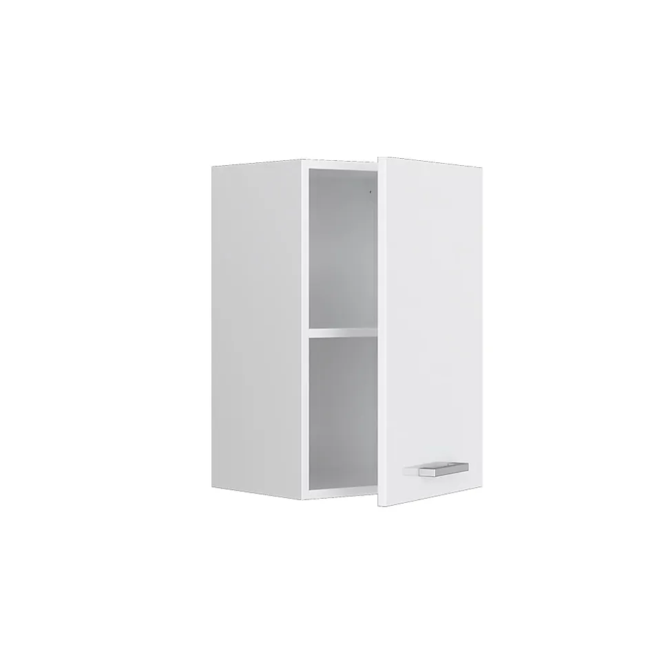 Vicco Armoire suspendue universelle Blanc Haute brillance 40cm avec étagères ouvertes