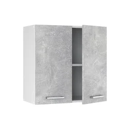 Vicco Armoire suspendue universelle Béton 60cm avec portes