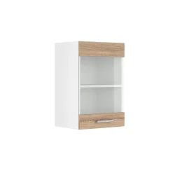 Vicco Armoire suspendue universelle Sonoma 40cm avec porte vitrée