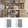 Vicco Armoire suspendue universelle Bleu-gris 40cm avec étagères ouvertes