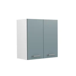 Vicco Armoire suspendue universelle Bleu-gris 60cm avec portes