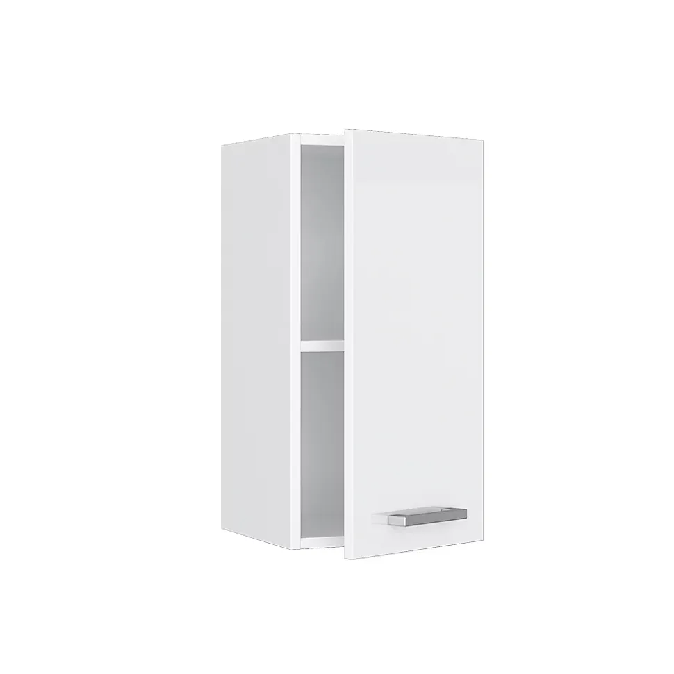 Vicco Armoire suspendue universelle Blanc Haute brillance 30cm avec porte