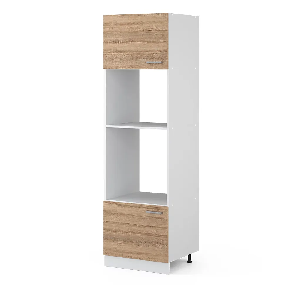 Vicco Armoire universelle Sonoma 60cm avec étagères ouvertes, et portes