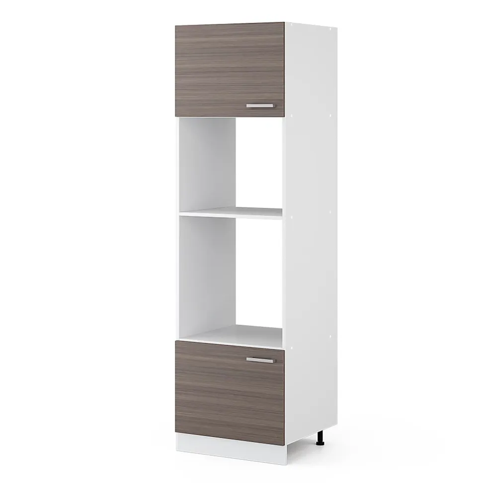 Vicco Armoire universelle Gris 60cm avec étagères ouvertes, et portes