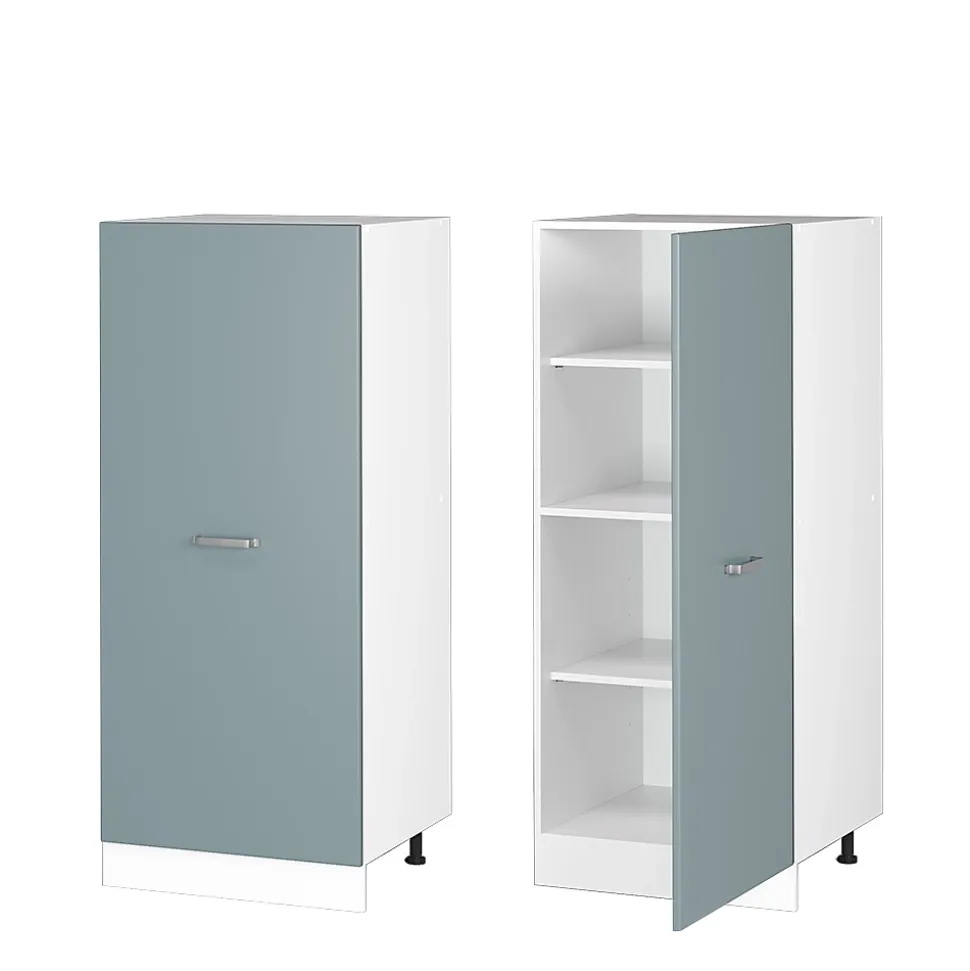 Vicco Armoire universelle Bleu-gris 60cm avec étagères ouvertes, et porte