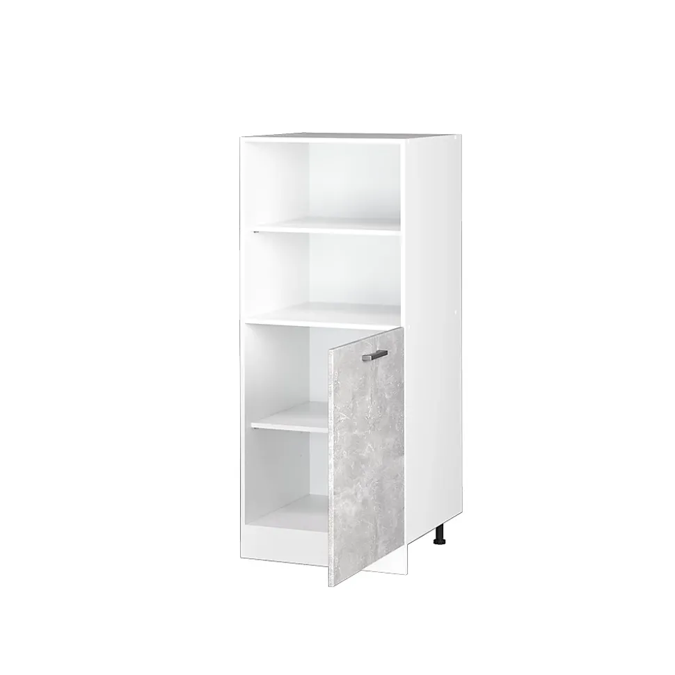 Vicco Armoire universelle Béton 60cm avec étagères ouvertes, et porte
