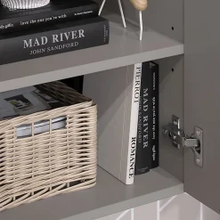 Vicco Armoire universelle Grège 40.2x120cm avec une porte