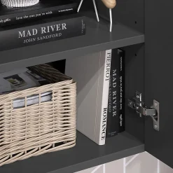 Vicco Armoire universelle Anthracite/Sonoma 40.2x120cm avec une porte