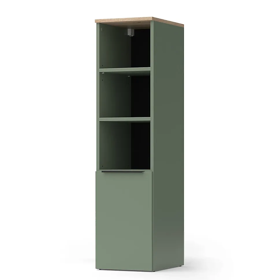 Vicco Armoire universelle Vert 30.2x120cm avec une porte