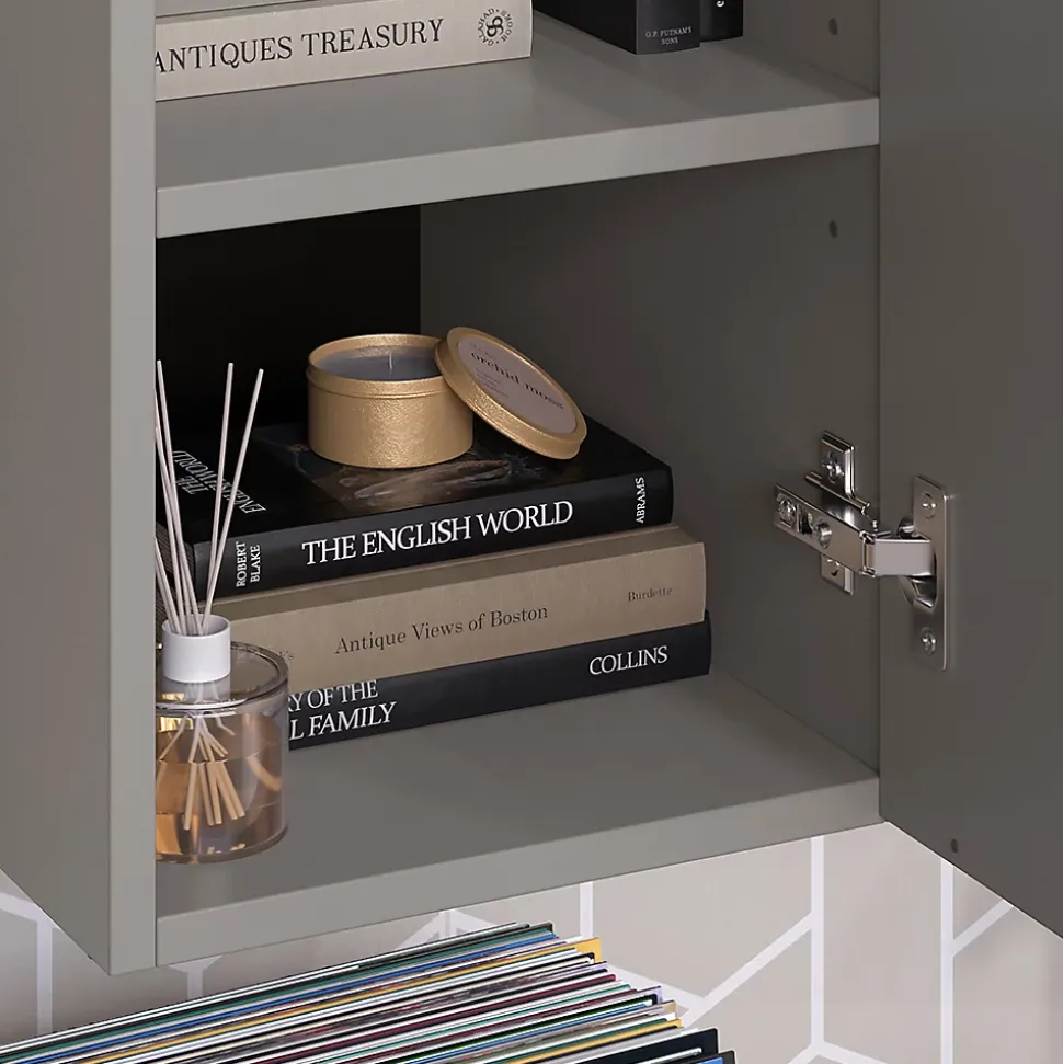 Vicco Armoire universelle Grège 30.2x120cm avec une porte
