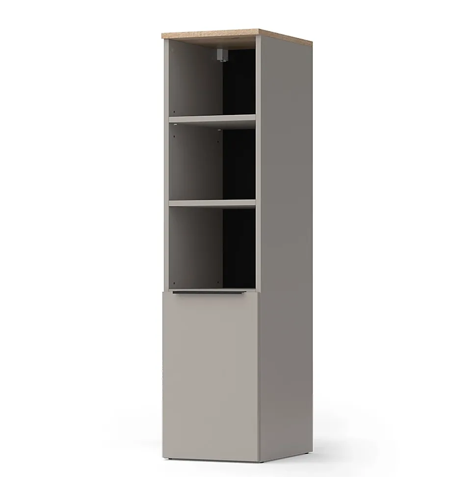 Vicco Armoire universelle Grège 30.2x120cm avec une porte