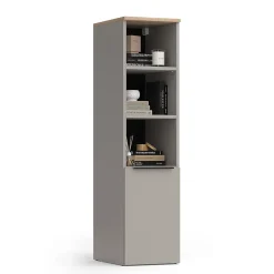 Vicco Armoire universelle Grège 30.2x120cm avec une porte