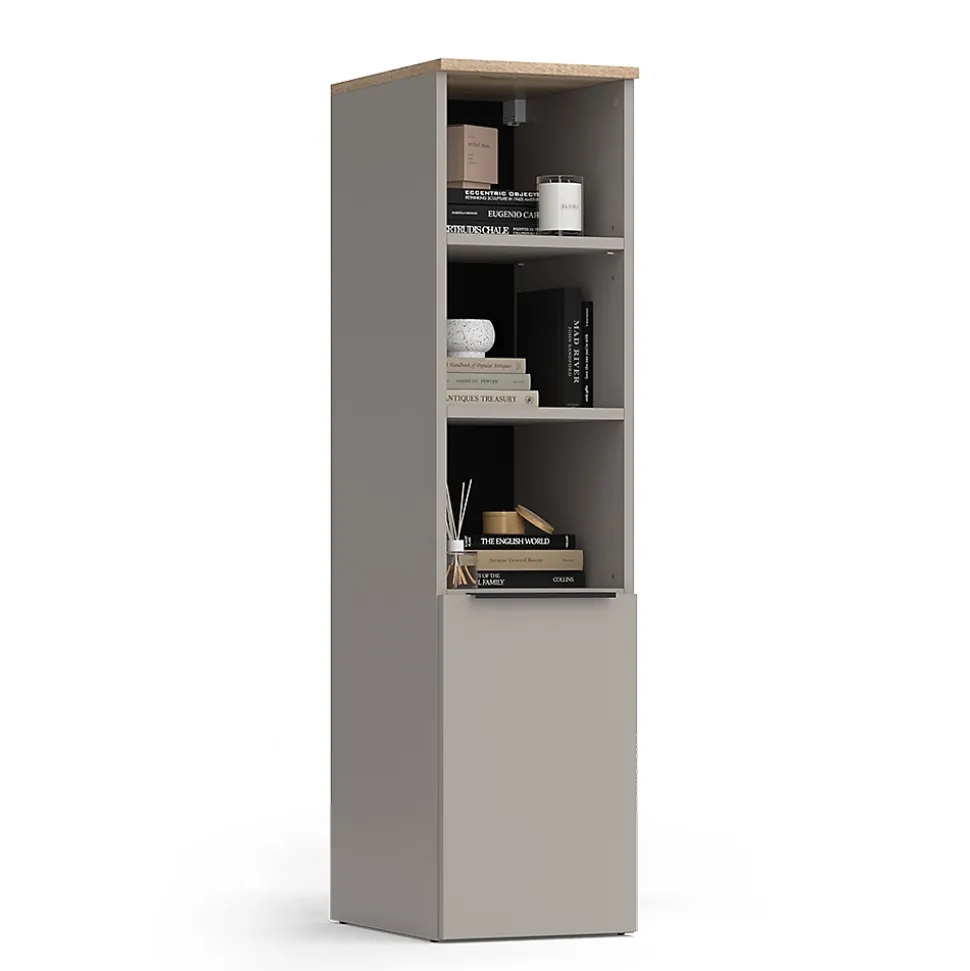 Vicco Armoire universelle Grège 30.2x120cm avec une porte