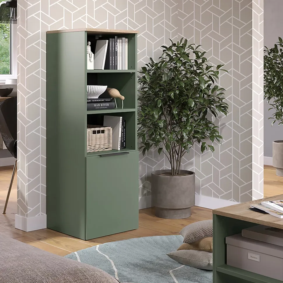 Vicco Armoire universelle Vert 40.2x120cm avec une porte