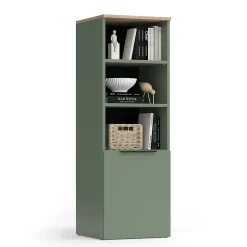 Vicco Armoire universelle Vert 40.2x120cm avec une porte