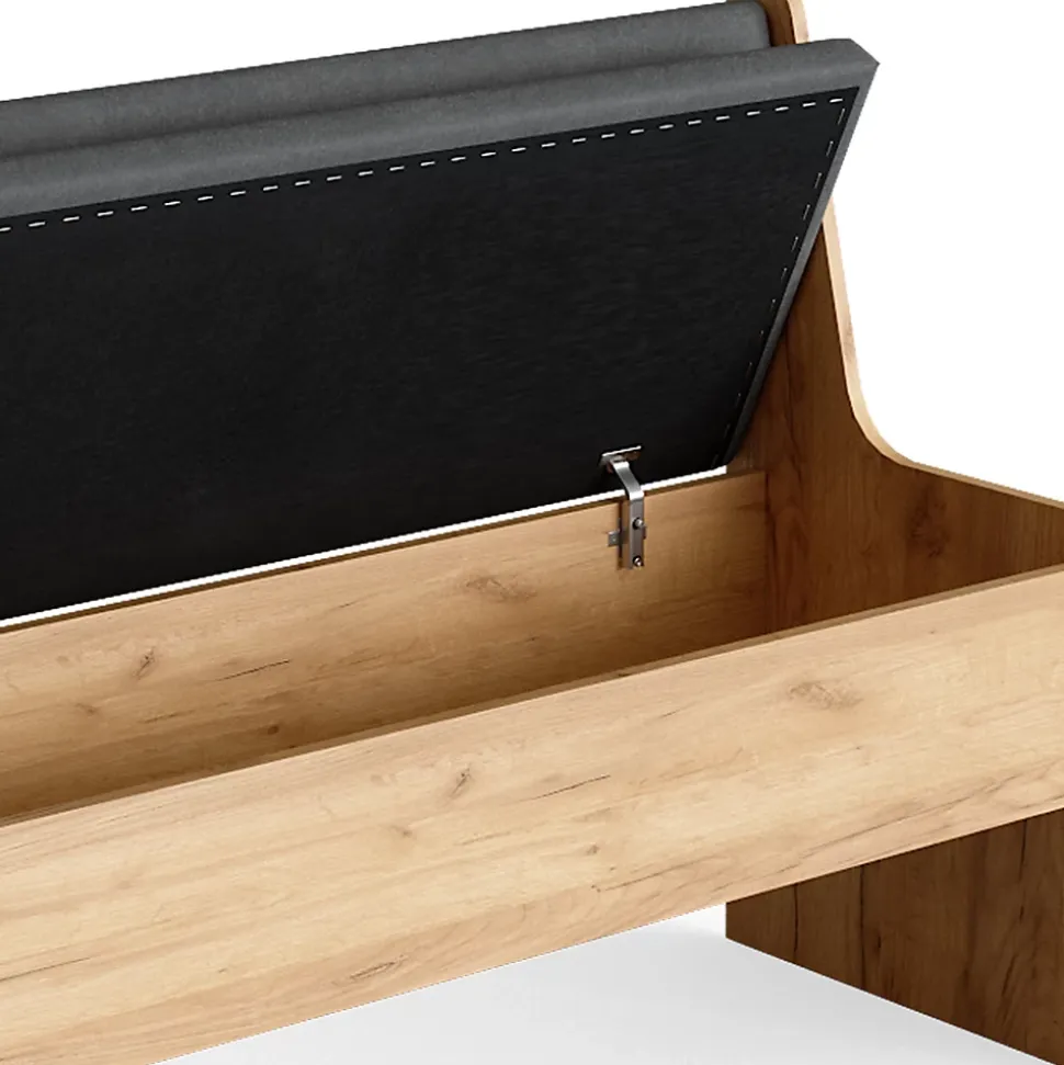 Vicco Banc dangle Chêne de force doré 166.6x41.5cm