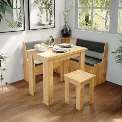 Vicco Banc dangle Chêne de force doré 76.6x41.5cm