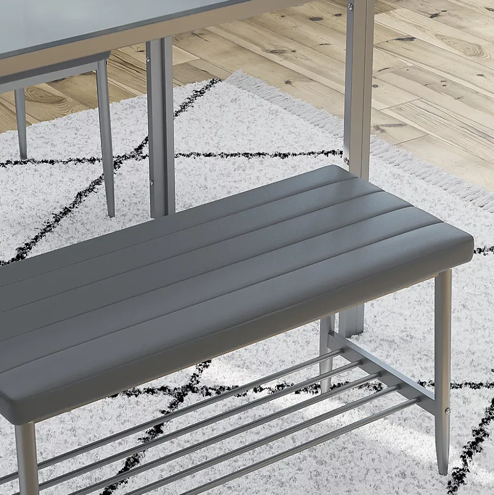 Vicco Banc dangle Gris 85x35cm