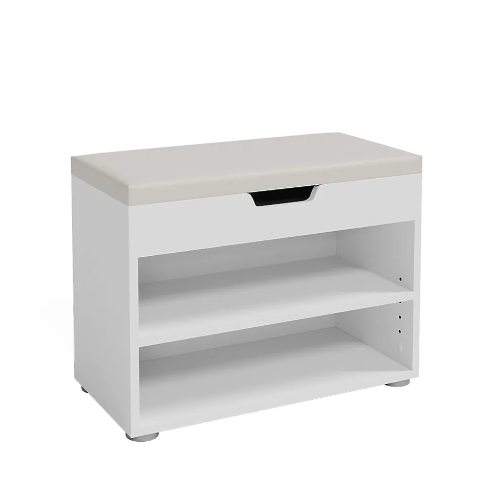 Vicco Banc pour chaussures Blanc 60x45cm