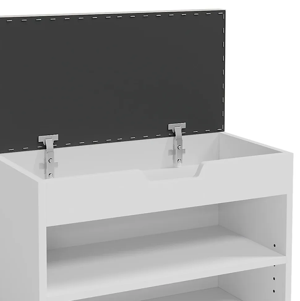 Vicco Banc pour chaussures Blanc 60x45cm