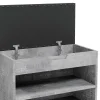 Vicco Banc pour chaussures Béton 60x45cm