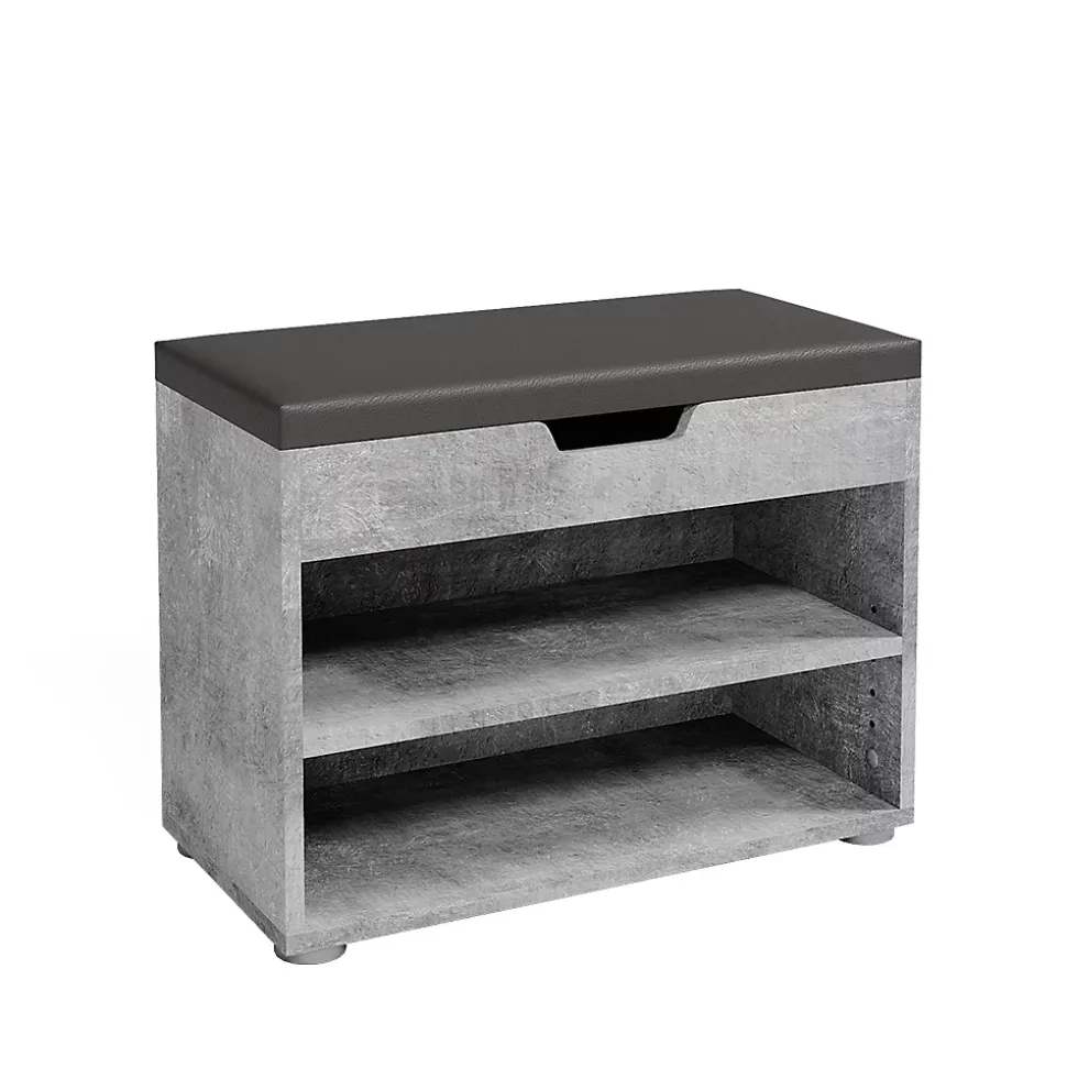 Vicco Banc pour chaussures Béton 60x45cm