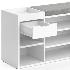 Vicco Banc pour chaussures Blanc 101.1x45cm