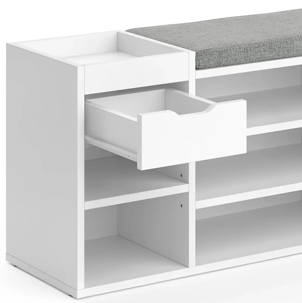 Vicco Banc pour chaussures Blanc 101.1x45cm