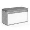 Vicco Banc pour chaussures Béton 80x45cm