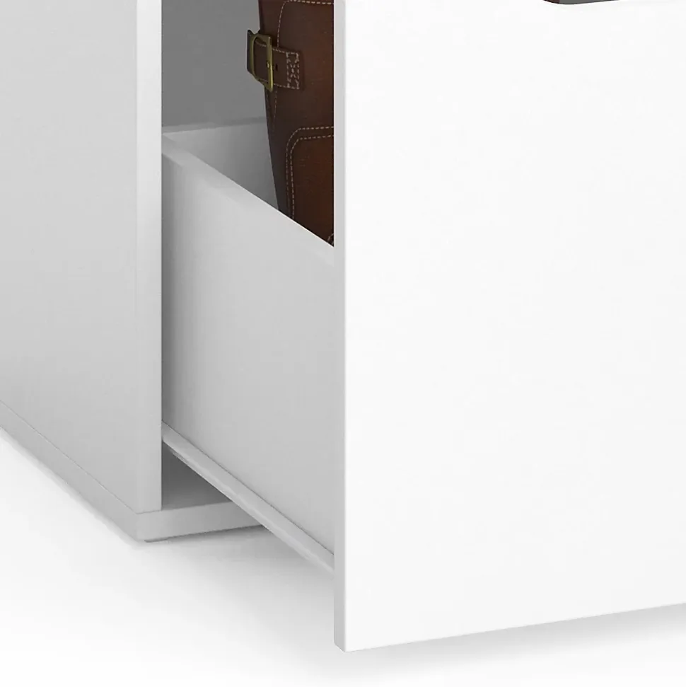 Vicco Banc pour chaussures Blanc 40x40.6cm