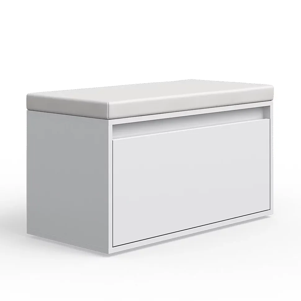 Vicco Banc pour chaussures Blanc 80x45cm