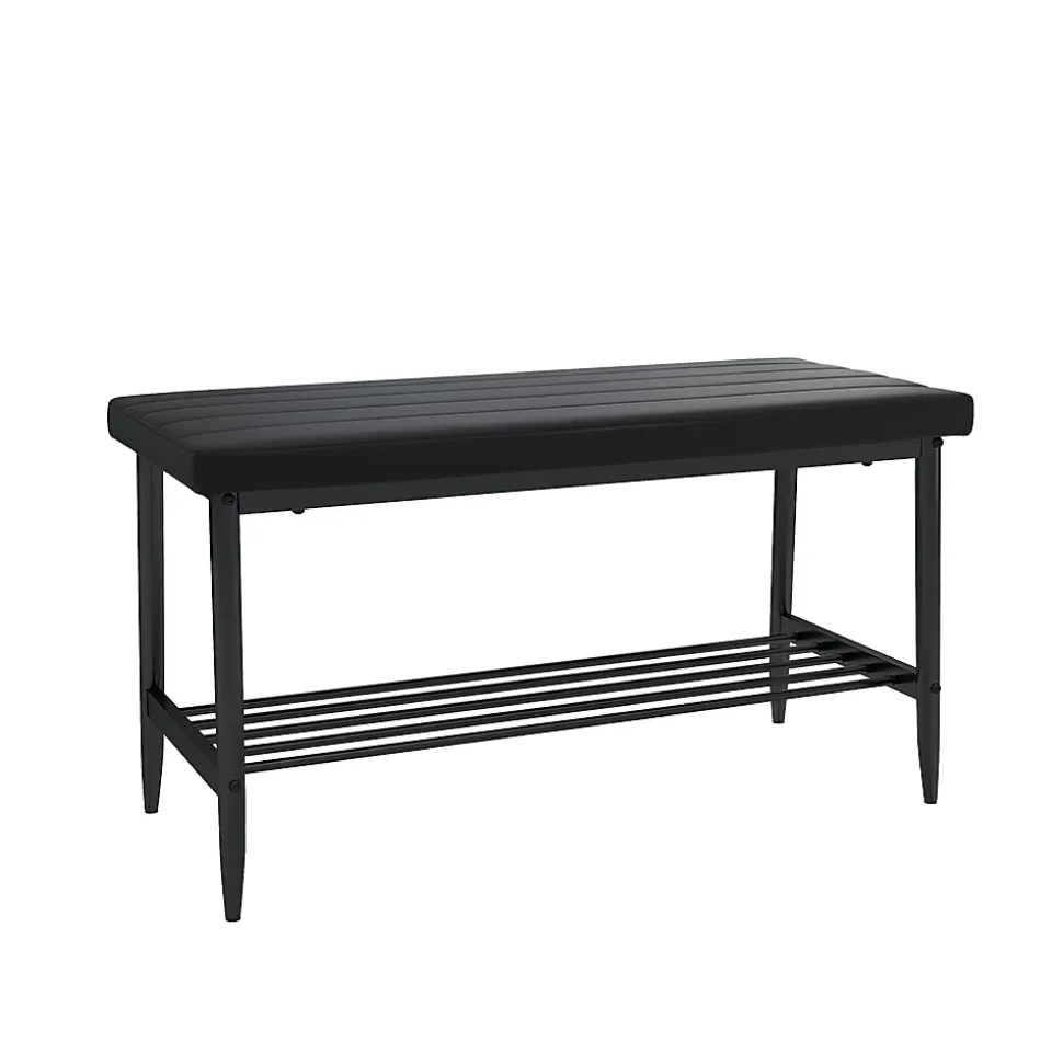 Vicco Banquette dangle pour salle à manger Noir 85x35cm