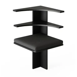Vicco Banquette dangle salle à manger Noir 43.5x43.5cm