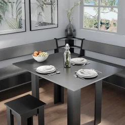 Vicco Banquette dangle salle à manger Noir 43.5x43.5cm