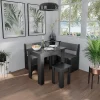 Vicco Banquette dangle salle à manger Noir 41.5x76.6cm