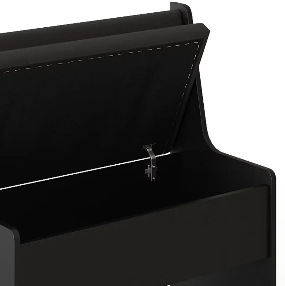 Vicco Banquette dangle salle à manger Noir 41.5x76.6cm