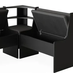 Vicco Banquette dangle salle à manger Noir 41.5x120cm