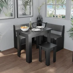 Vicco Banquette dangle salle à manger Noir 41.5x120cm