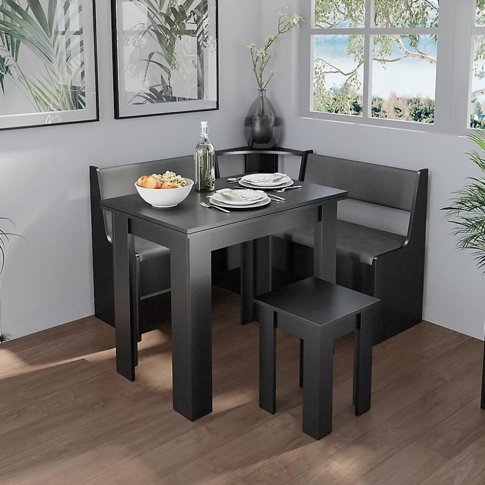 Vicco Banquette dangle salle à manger Noir 41.5x120cm