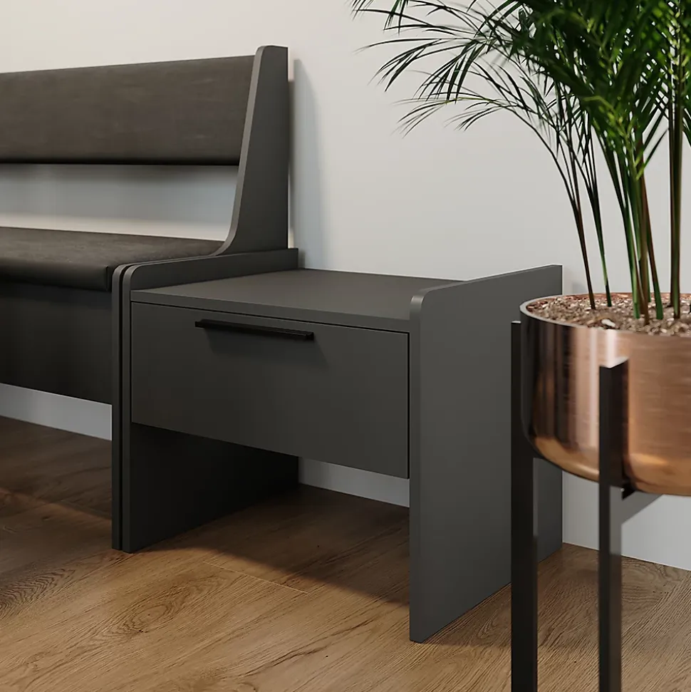 Vicco Banquette de salle à manger Anthracite 53.5x41.1cm avec 1 tiroir